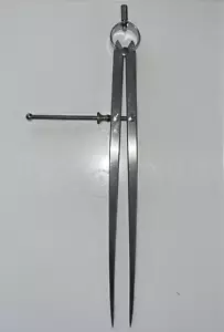 Starrett 83 Yankee Spring-Type Dividers Spring Nut 12” Legs - Picture 1 of 6