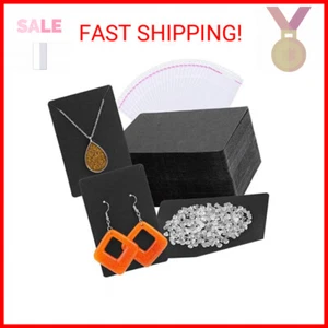 anezus Earring Cards, Earring Packaging Holder Cards Earring Display Cards with - Picture 1 of 2