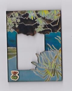 Picture Frame Refrigerator Magnet 4 x 5 inches Hard Plastic Material Hand Made