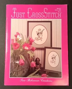Just Cross Stitch Magazine Mar/Apr 1987  Tice-Bohanan Creations ~ Love Birds - Picture 1 of 5