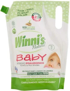 WINNI'S NATUREL BABY 800 ML DETERSIVOLIQUIDO LAVATRICE 2 IN 1 ECO RICARICA - Foto 1 di 2