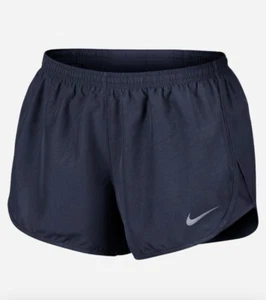 Pantaloncini da corsa Nike blu navy Dri-Fit Tempo nuovi con etichette taglia XL 841281-410 con coulisse - Foto 1 di 3