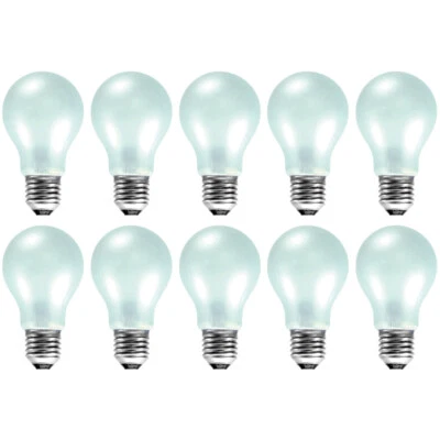 10er-Pack Edi Light 25W 240V ES E27 GLS Standard dimmbar Perle weißes Licht... - Bild 1 von 2