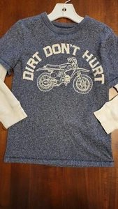 Boys Gap Shirt Dirt Dont Hurt Size 6 - Picture 1 of 2