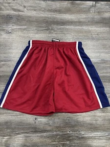 FALCON PE PANELLED SPORTS SHORTS - Red - Royal - White - Adult sizes 44 inch - Picture 1 of 1