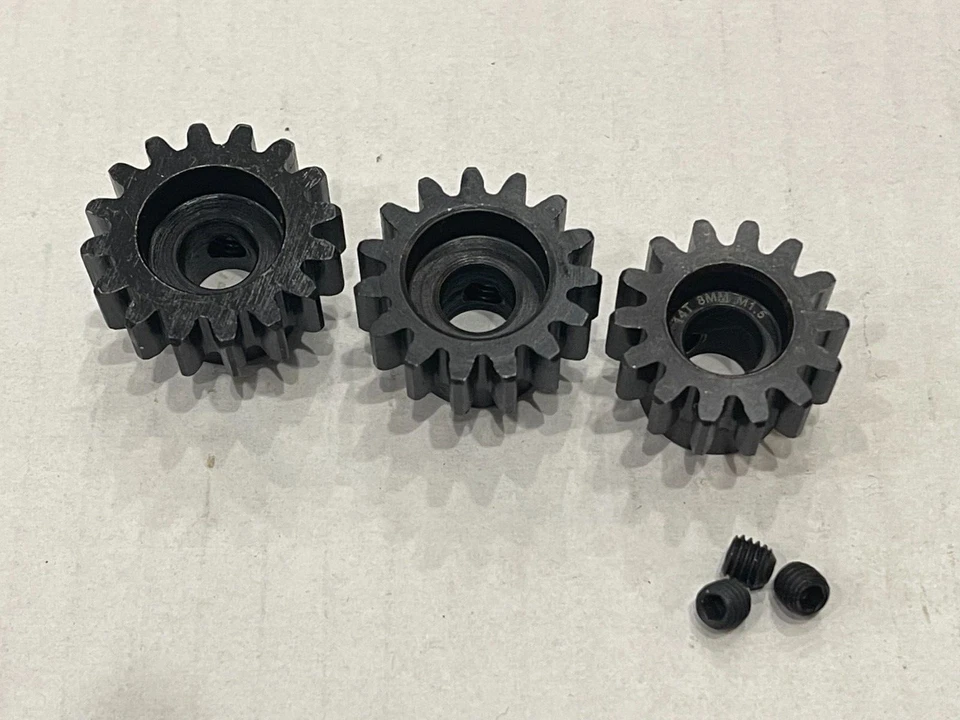 Hardened Steel 8mm Shaft 18t Mod 1.5 Pinion Gear for Losi 5ive