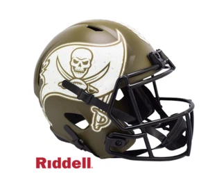 NFL Tampa Bay Buccaneers Salute To Service Speed Style Full Size Replica Helmet - Picture 1 of 1