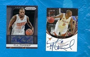 P J TUCKER AUTOGRAPH 2006 PRESS PASS ROOKIE AUTO + 2013 PRIZM AUTOGRAPH ! ! - Picture 1 of 2