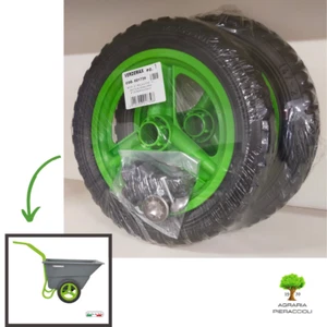 KIT RUOTE VERDEMAX ORIGINALE COD.1739 PER CARRIOLA MULTIUSO 2961 + KIT FISSAGGIO - Imagen 1 de 1