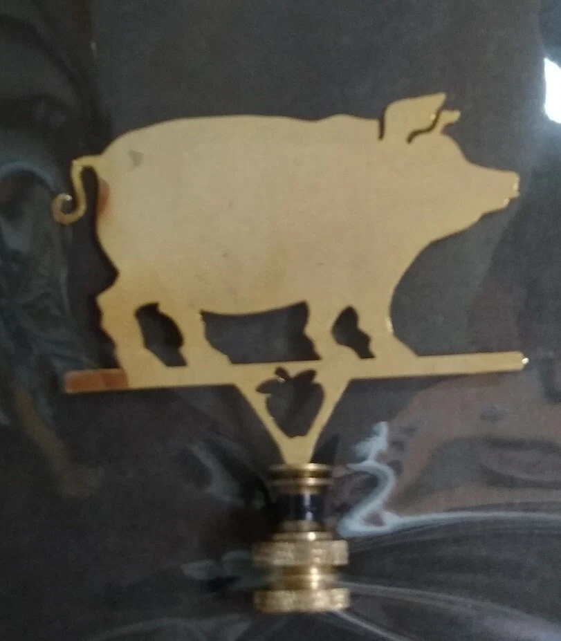 Acabado de lámpara decorativa de latón pulido para casa de campo de cerdo 912 Foto 1 de 1