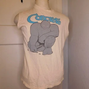 Vtg Concrete Comic Book Dark Horse Paul Chadwick Cream Single Stitch TShirt - Picture 1 of 12