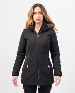 GIUBBINO PIUMINO GIUBBOTTO DONNA YES ZEE O047 QY00 0801 NERO ORIGINALE AI 2025 - Picture 1 of 6