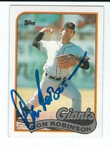 Autographed 1989 Topps Don Robinson Pittsburgh Pirates card #473 - Picture 1 of 1