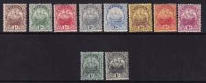 BERMUDA 1910/25 SG 44-51a Mounted MINT (Incl both 1/ shades) - Picture 1 of 2