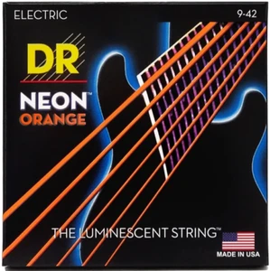 DR NOE-9 Neon Hi-Def Orange Electric strings 9-42 - Picture 1 of 2