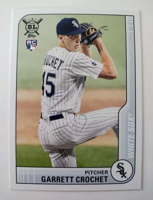 2021 Topps Big League #195 Garrett Crochet RC Chicago White Sox Pitcher  - Image 1 of 2