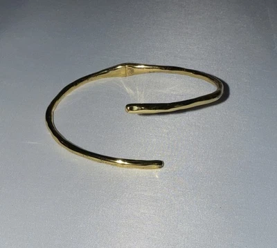 GORJANA TANER катушка петля манжеты браслет подержанный Vermeil - Изображение 1 из 4