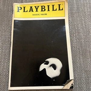 Playbill  - The Phantom Of The Opera at Majestic Theatre NYC 1988 BROADWAY - Picture 1 of 6