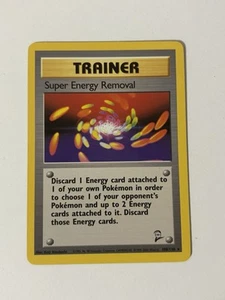 Super Energy Removal 108/130 Rare Trainer Base Set 2 Pokemon LP - Bild 1 von 2