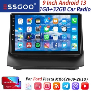 9" Apple CarPlay Car Stereo For Ford Fiesta 2008-2016 Android 13 GPS Head Unit - Bild 1 von 18