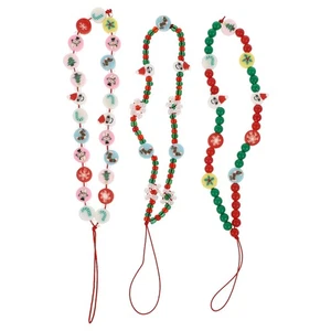 3 Pcs Handy-Ornamente Weihnachtstelefon Weihnachts-Telefon-Lanyard - Photo 1 sur 12