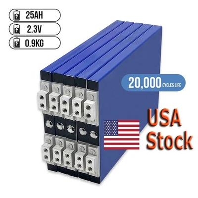 6 pcs SZXUBA Long cycle life sola storage battery 2.3V 20Ah high discharging lto - Image 1 of 4