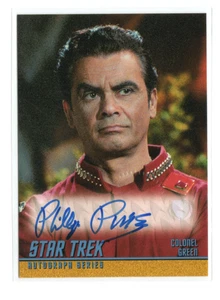 Star Trek Original Series Season 3 Autograph Auto A83 Phillip Pine Colonel Green - Picture 1 of 4