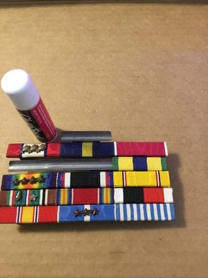 Военная лента бар - GENERAL MARK CLARK TRIBUTE BAR винтажный! - Изображение 1 из 4