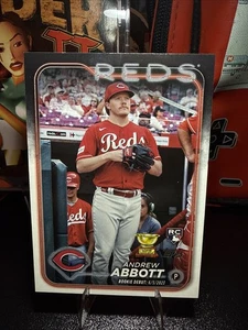 ANDREW ABBOTT 2024 Topps Chrome Update RC Rookie Debut RAYWAVE REFRACTOR #USC34 - Picture 1 of 2