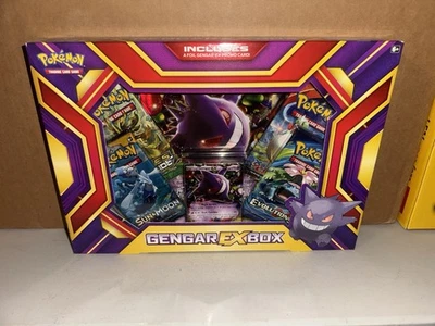 2016 POKEMON XY PHANTOM FORCES GENGAR EX BOX GENGAR EX 34/119 FACTORY SEALED - Image 1 of 3