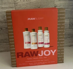 RAW SUGAR RAW JOY BODY WASH, SHAMPOO & CONDITIONER, NEU IM KARTON - Bild 1 von 2