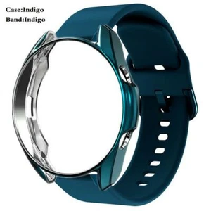 For Samsung Galaxy Watch Silicone Band 4 5 6 7 40/44/45mm Classic 42/43/46/47mm - Picture 1 of 48