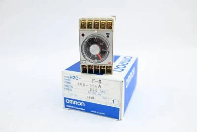 Omron Timer 30s-30h 220VAC ( H2C-F-S )( H2C-F ) - Bild 1 von 4