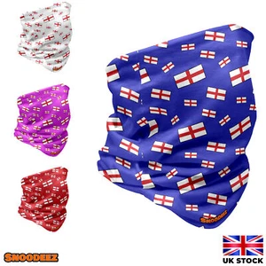 Kids England Flag Multi Functional Snood Winter Scarf World Euro Cup Team Hat - Picture 1 of 10
