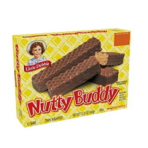 Little Debbie Nutty Buddy Wafer Bar, 12 oz (12 count) - Picture 1 of 6