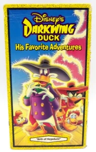 Pato Ala Oscura Completo Disney Sus Aventuras Favoritas Dibujos Animados VHS - Imagen 1 de 3