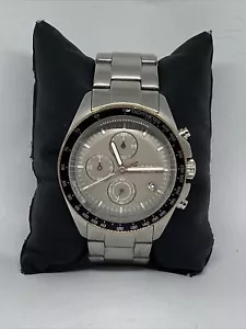Fossil Sport 54 CH3036 Men Beige Stainless Steel Analog Dial Quartz Watch UC176 - Picture 1 of 12