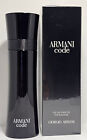 Armani Code By Giorgio Armani Eau De Toilette Spray 4.2oz / 125ml Brand New