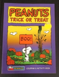 Libro para colorear y actividades de Halloween de Peanuts Gang, Snoopy 16 páginas nuevo - Imagen 1 de 1