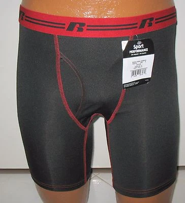 RUSSELL SPORT PERFORMANCE - NUEVO - CALZONCILLO BOXER MEDIO MUSLO HOMBRE S (28-30")  Foto 1 de 2