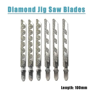 100mm Length Diamond Jig Saw Blades Stone Ceramic Cutting Saw Blade 40 Grit - Picture 1 of 8