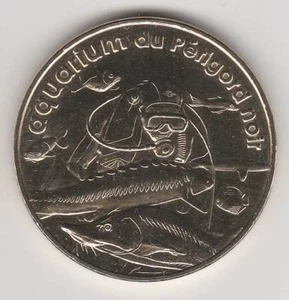 A 2006 TOKEN MEDAILLE MONNAIE DE PARIS -- 24 260 N°4 AQUARIUM PLONGEUR ESTURGEON - Picture 1 of 2