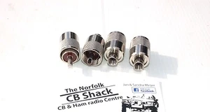 PL259 4 x UHF Koaxialstecker 7 mm für Mini8 Koaxial 4er Pack PL-259 - Bild 1 von 4