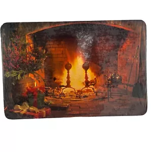 Vintage Hallmark Holiday Postcards Set of 20 – Warm Wishes Fireplace Scene Seale - Picture 1 of 6
