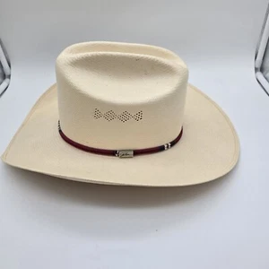 Wrangler Lammfell Leder Cowboy Hut entworfen von Joe Bean Größe 7,5 - Bild 1 von 8