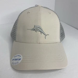 Tommy Bahama Baseballmütze mit Spitze Ihrer Kappe Marlin Margarita verstellbar beige/grau - Bild 1 von 6