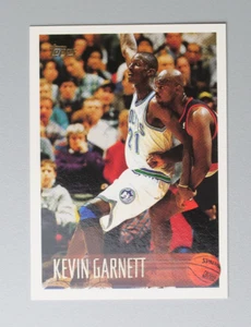 1996-97 Topps Kevin Garnett #45 Timberwolves - Picture 1 of 2