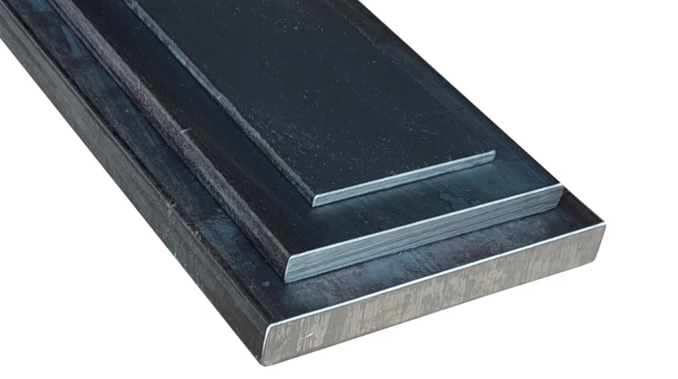 MBS Flachstahl S235 Länge 1000mm (100cm) Bandstahl Flacheisen Flachmaterial Platte