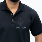 Ethereum Logo Polo T Shirt Hodl Investor Smart Contracts Blockchain Clothing Tee