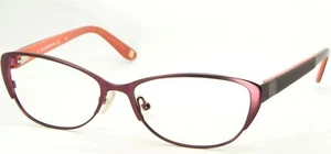 LIZ Claiborne L398 02A0 SATIN PLUM EYEGLASSES GLASSES 53-15-135mm (LENS MISSING) - Picture 1 of 12